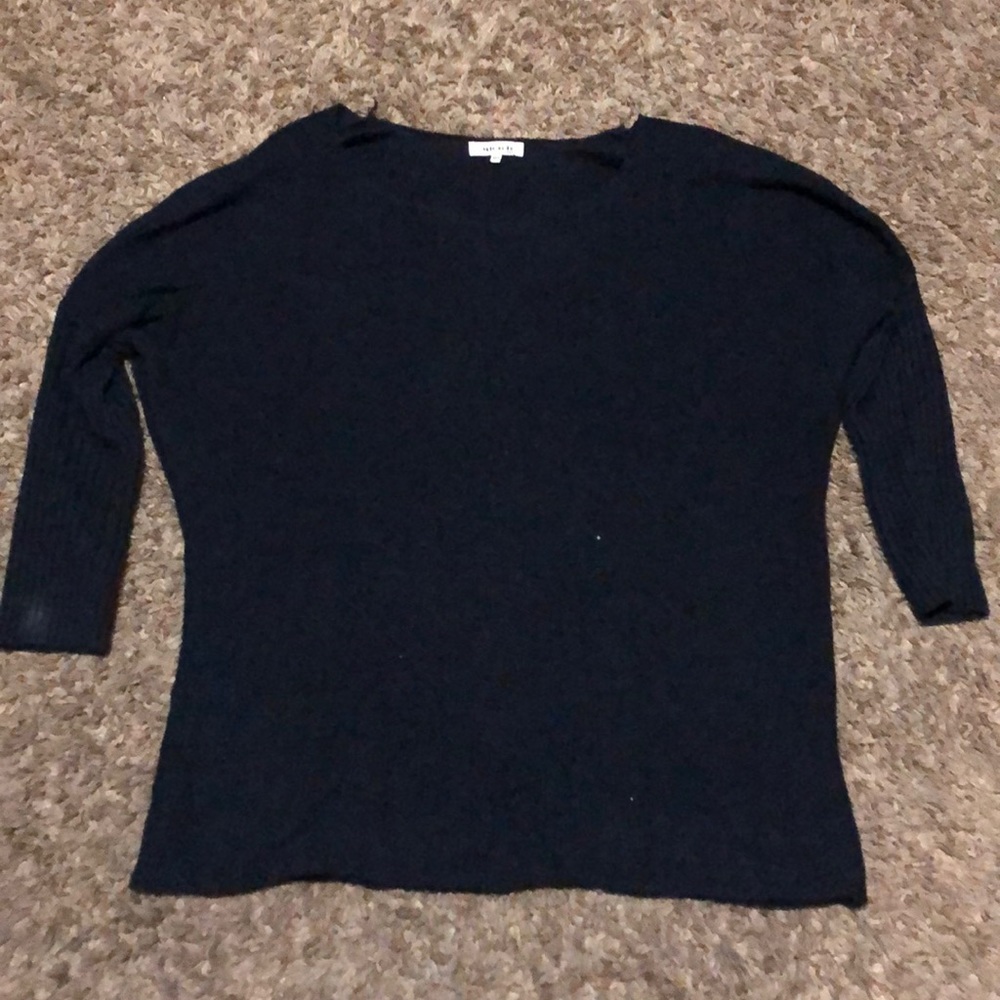 Navy blue oversized sweater